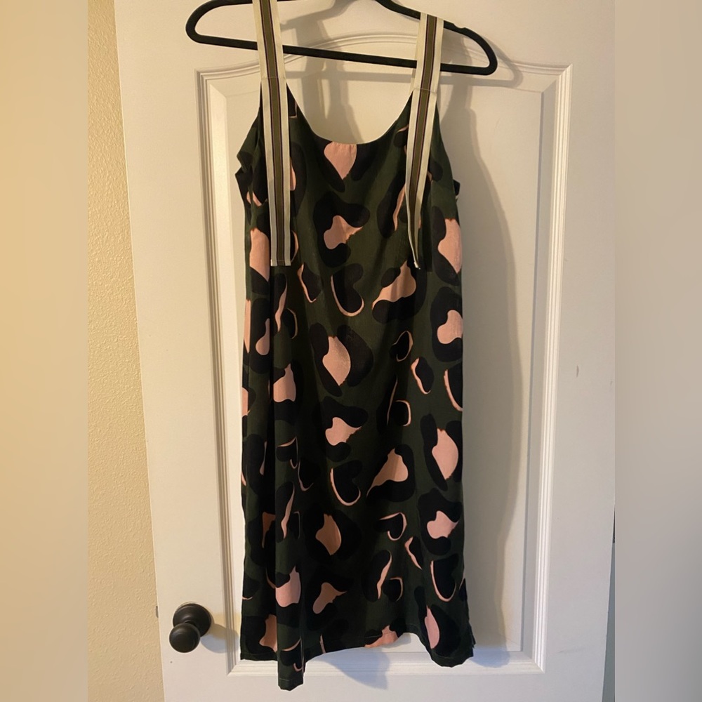 Silky Asos dress with Ribbon straps